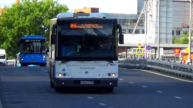 Пригородный автобус ЛиАЗ-5250 "Voyage" с маршрутом №856 "Метро Тушинская - Ильинский Бульвар"