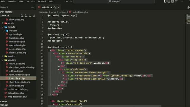 Laravel Dynamic Structure | Laravel for beginners