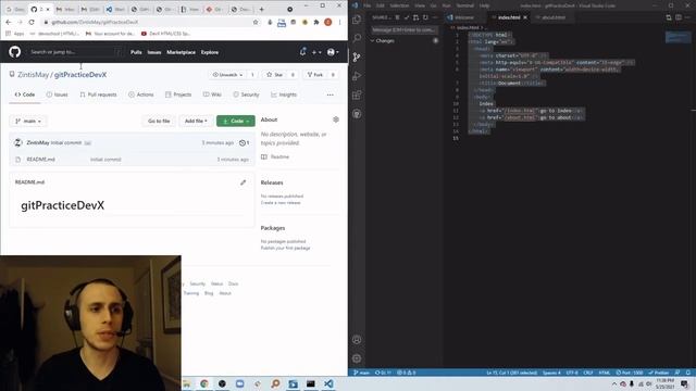 DevX HTML/CSS Spring 2021 - Git with vsCode