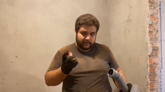 Начинаем ремонт ! Штробление стен в ванной под канализацию !