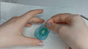 Как приклеить магнит на соску для куклы реборн??