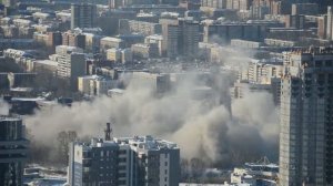 Снос телебашни в Екатеринбурге