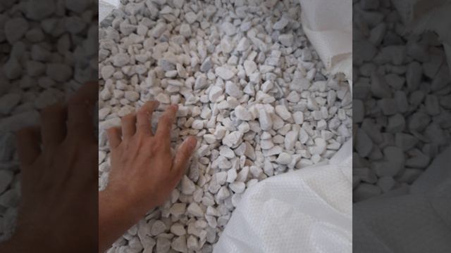 ☆ Мраморная белая крошка (колотая) ☆