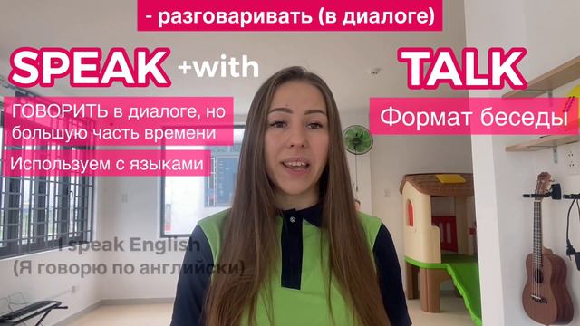 В чем разница? | Самое ПРОСТОЕ объяснение SAY, TELL, SPEAK, TALK, CHAT | Английские слова смотреть онлайн