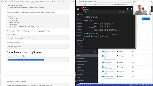 Install and use Crunchy PostgreSQLfor OpenShift operator for simple todo app on OpenShift смотреть онлайн