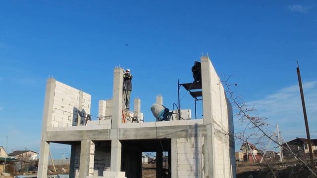 Строительство дома в Севастополе из газоблока, часть 3