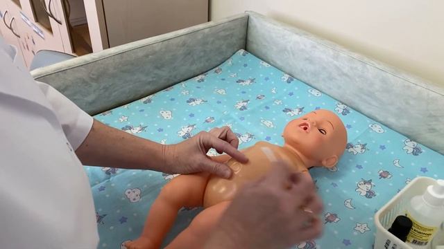 Обработка пупочной ранки новорожденного