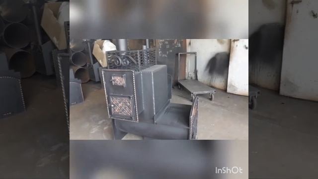 Печь "ДОБРЫНЯ" по индивидуальному заказу.Печь из трубы. Печь под РУССКУЮ БАНЮ. смотреть онлайн