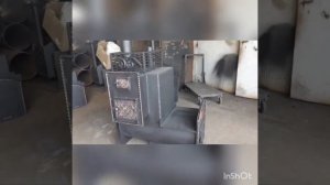 Печь "ДОБРЫНЯ" по индивидуальному заказу.Печь из трубы. Печь под РУССКУЮ БАНЮ.