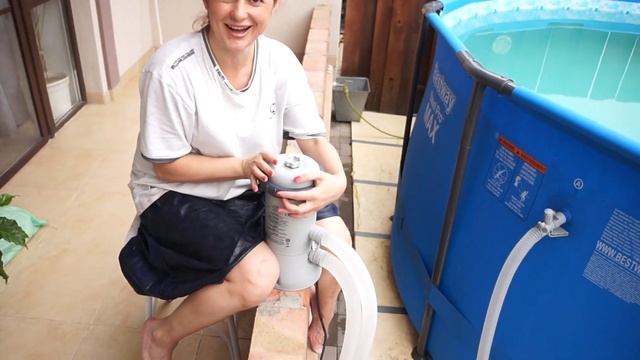 Как Заменить, Промыть ФИЛЬТР для бассейна! Уход за Бассейном #Metod_Christy смотреть онлайн