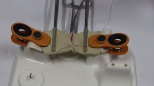 СОСУДИСТЫЙ ШОВ по методу Бриана и Жабулея, surgical suture (П-образный, узловой шов)