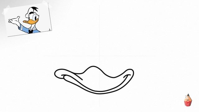 Как нарисовать Дональда Дака. смотреть онлайн