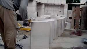 #Газоблок  с #фаской в одну каску
