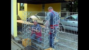 Забор из габионов своими руками