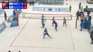 ALL IN vs АКАДЕМИЧЕСКИЕ БАНИ. ГОРЯЧИЙ СНЕГ 2022. Волейбол на снегу