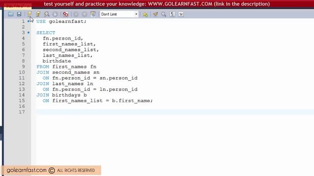 13 MySQL Tutorial for Beginners: Table Aliases Self Joins