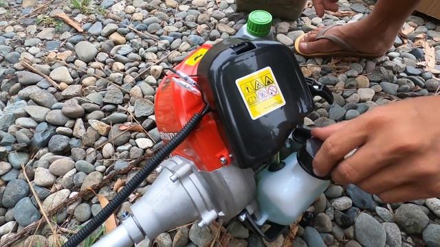 HONDA GX35 GRASS CUTTER (UNBOXING AND TESTING)