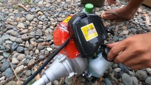 HONDA GX35 GRASS CUTTER (UNBOXING AND TESTING)