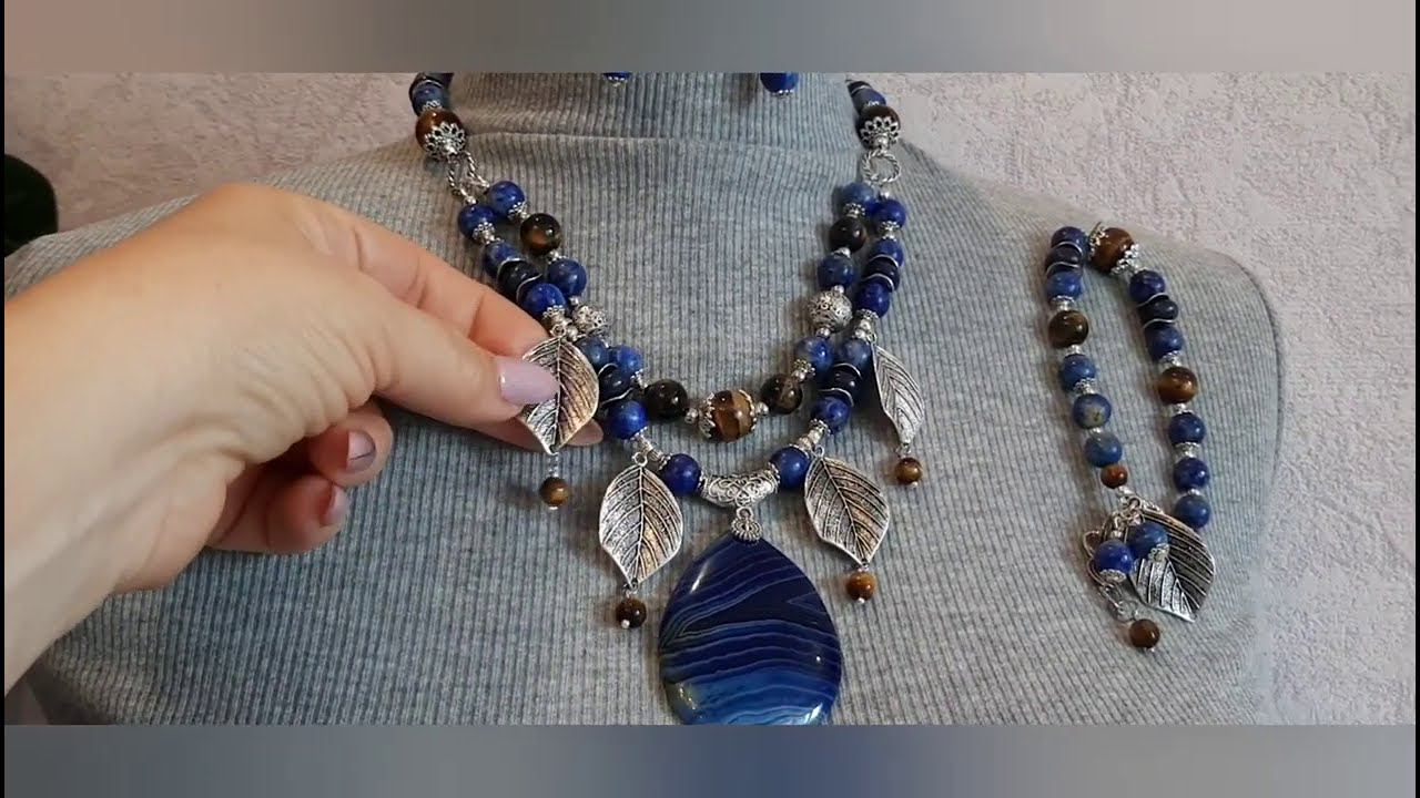 УКРАШЕНИЯ для ЕВГЕНИИ . До и после ( 1 часть ) . Лазурит и жемчуг ! смотреть онлайн