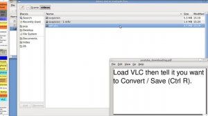 youtube download tutorial  (in Ubuntu, using TMP file)