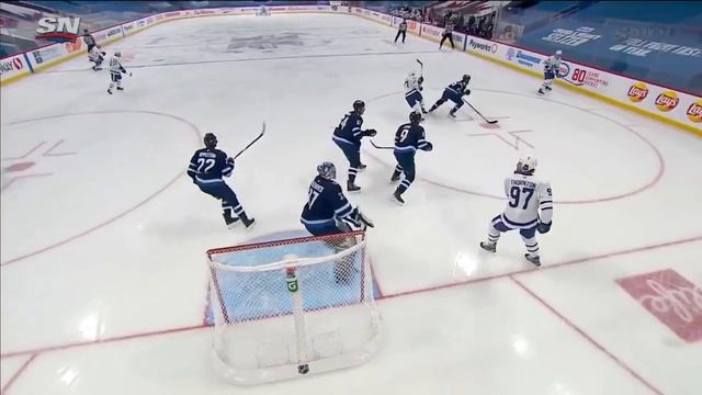 Joe Thornton 4th of the Season vs Winnipeg Jets w/Joe Bowen Commentary (24/4/2021) смотреть онлайн