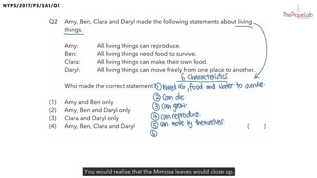 PSLE SCIENCE MADE SIMPLE EP83 | Living & Non-living Things | Facts About Living Things ✔️ смотреть онлайн