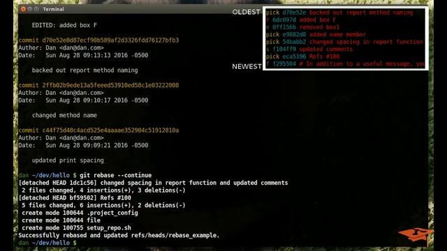 029 Interactive Rebase Options смотреть онлайн