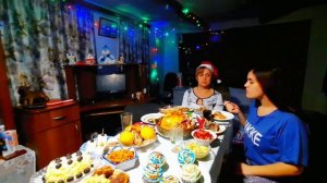 Как деревне празднуют 2023 год . Семейное застолье. Праздник в сельской глубинке.