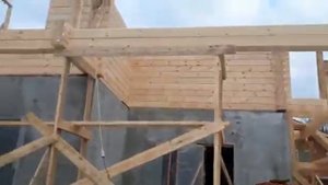Второй этаж из клееного бруса. Королев, Московская область