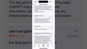 Official ChatGPT app - gets STUCK on warning/disclaimer page