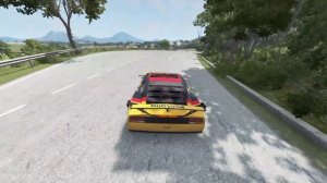 Автомобили на высокой скорости не справляются с управлением в BeamNG drive