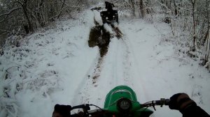 #8 Муравей,випробовування на снігу, ч.1, offroad#мотороллер#tricycle