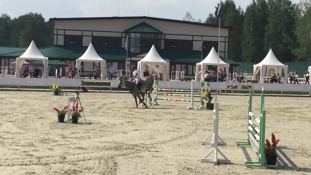 Леголас Сон 7 лет, Екатеринбург КСК Дубрава CSIYH1* день первый, 1 место, всадник Сергей Петров смотреть онлайн