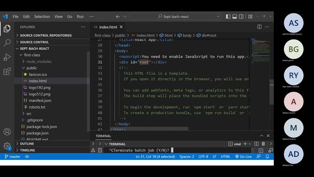 React js file structure