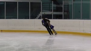 Ирина Хавронина и Никита Таширев, КТ. Первенство СПб 2017