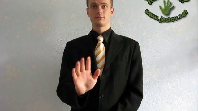 Нет (Русский Язык Жестов)