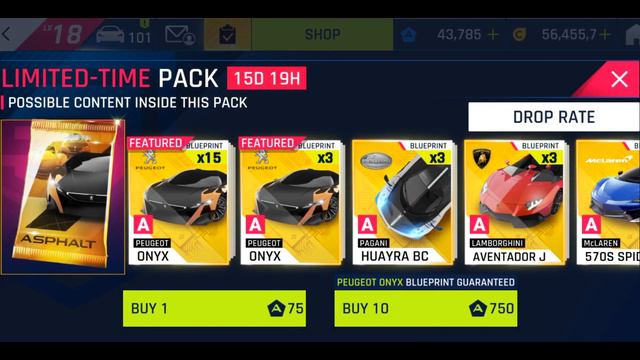 Asphalt 9 - Opening 30 Packs of PEUGEOT ONYX | UNLOCKED | Check Drop Rates 👍 смотреть онлайн