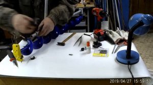 Ремонт ледобура тонар.