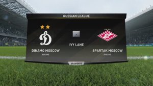 Динамо - Спартак 1 тур Чемпионата России по футболу РПЛ FIFA 18 PS4