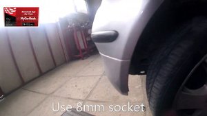 Mercedes-Benz A 160  front bumper removal  (W168; 1997-2004)