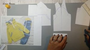 Детский Худи и штанишки на ребенка 4-6 лет.Делаем ВЫКРОЙКУ