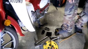 Honda Super Cub Genuine Honda Sidestand Installation VLOG