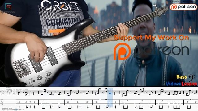 Eres Mia - Cover -Bachata Tutorial Bass tab смотреть онлайн