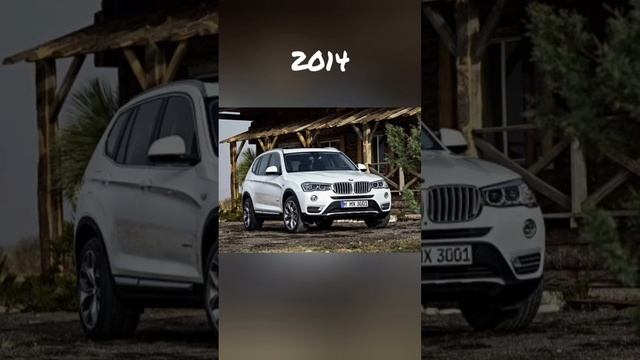 Evolution of BMW X3 (2004-2021)#shorts