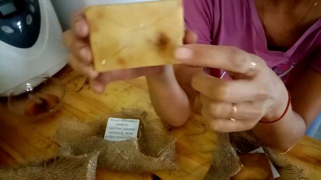 Мыло с травкой после хранения,внешний вид. смотреть онлайн