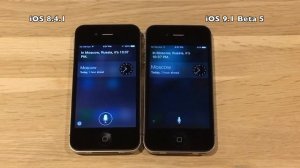 iPhone 4S iOS 9.1 Beta 5 vs iOS 8.4.1