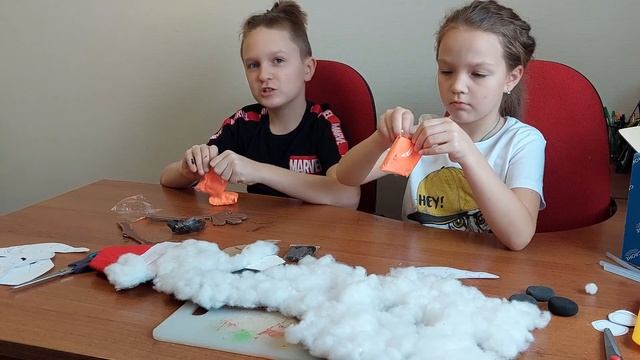 Как сделать снеговика Олофа самому Поделки с детьми смотреть онлайн