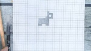 Маленькие рисунки животных по клеточкам → Как рисовать ослика / Лайк АРТ