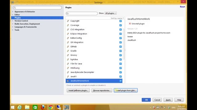 Installing JavaRush plugin смотреть онлайн