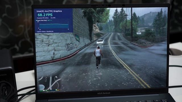 Part 1 Gaming Test - Intel Core Ultra 7 W/ Intel Arc Integrated GPU | ASUS Zenbook 14 OLED UX3405MA